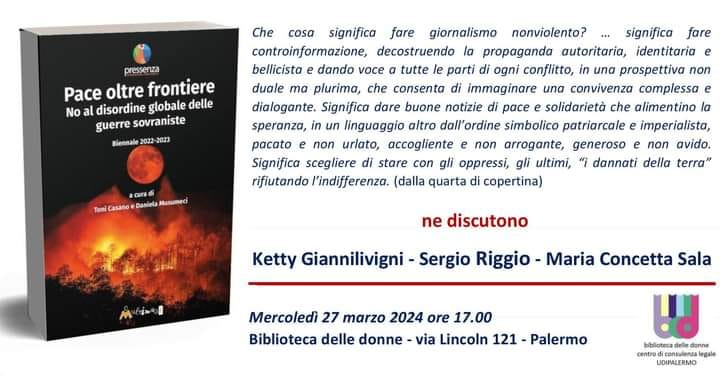 copertina del libro Pace oltre frontiere. e breve descrizione